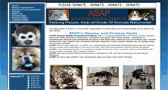 Desktop Screenshot of animalasap.org